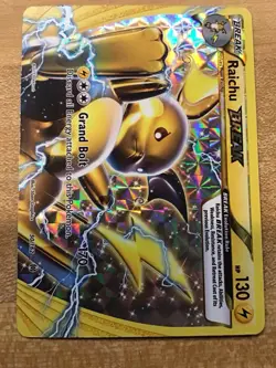 Pokemon TCG Raichu BREAK 50/162 Ultra Rare Full Art - XY Breakthrough - NM - Image 1