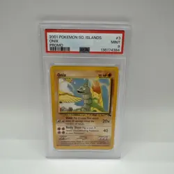 Onix 6/18 PSA 9 Vintage Southern Islands Promo Pokemon TCG - Image 1