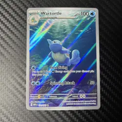 Wartortle 171/165 Pokemon SV Scarlet Violet 151 Holo Illustration Rare - Image 1