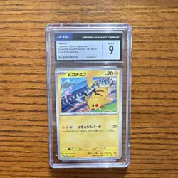 Pokemon Pikachu CGC Mint 9 Scarlet & Violet Promo 197/SV-P Gym Japanese - Image 1