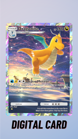 Dragonite Full Art Genetic Apex Pokemon TCG Pocket Trade 1 Star ⭐ (English) - Image 1