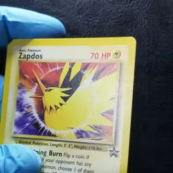 Zapdos 23 Black Star Promo Aoki ERROR 2000 Pokemon Nintendo Wizards - Image 4