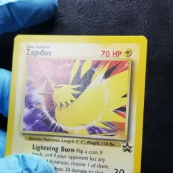 Zapdos 23 Black Star Promo Aoki ERROR 2000 Pokemon Nintendo Wizards - Image 5