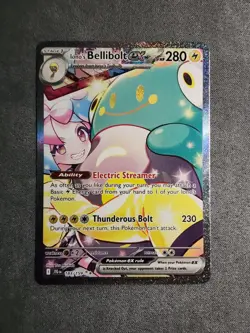 Iono's Bellibolt EX Sir 183/159 SV09 Pokemon TCG Card Journey Together NM - Image 1