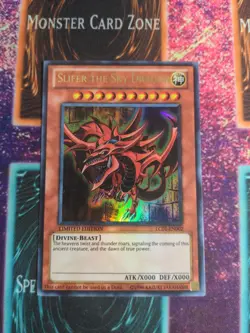 Yu-Gi-Oh! Slifer the Sky Dragon LC01-EN002 Limited Ultra Rare NM - Image 1