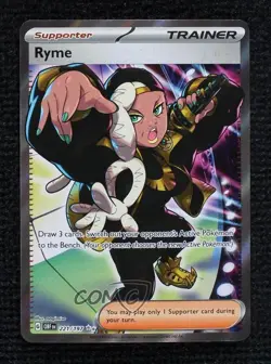 Ryme Ultra Rare Pokemon Scarlet & Violet: Obsidian Flames OBF #221 - Image 1