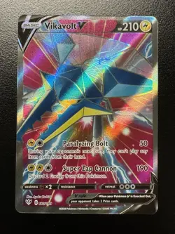 Pokemon TCG - Vikavolt V - Darkness Ablaze 180/189 Full Art Ultra Rare Holo - Image 1