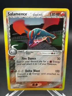 2005 Pokemon Salamence (Delta Species) 14/113 Delta Species Holo Rare LP/NM - Image 1