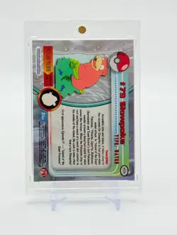 Slowpoke #79 Topps Pokemon Series 2 TV Animation Edition VTG - Image 2