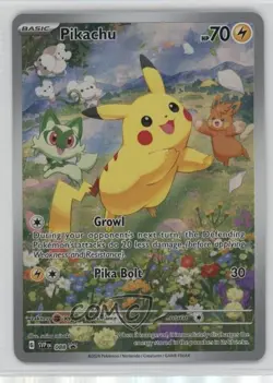 Pikachu (Paldea Adventure Chest) Holo Pokemon Scarlet & Violet Black Star Promo - Image 1