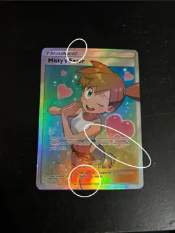 Pokemon TCG Misty's Favor Full Art Ultra Rare Holo 235/236 Unified Minds - Image 2