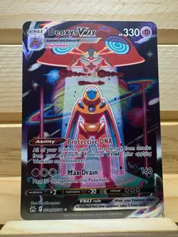 Deoxys VMAX GG45/GG70 Pokemon TCG Crown Zenith Galarian Gallery NM Free Shipping - Image 1