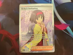 Pokemon Erika's Invitation 196/165 Sv: Scarlet & Violet 151 NM - Image 1