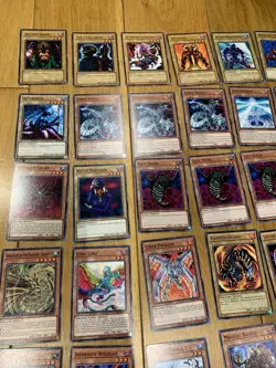 Yugioh 180 + Cards Bundle - 20 Rare, 20 Holo And 3 Blue Eyes White Dragons - Image 1