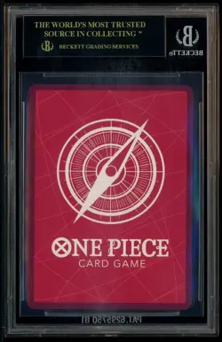 2025 BVB X ONE PIECE MATCH DAY PROMOS #003 MONKEY D. LUFFY BGS 10 BLACK LABEL - Image 3