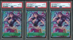 LOT (3) One Piece TCG EXCLUSIVE Asia Mini Tin Vol 2 Nico Robin Promo Foil P-111 - Image 1