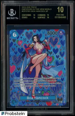 2024 One Piece Emperors in New World #OP07051 Boa Hancock SP BGS 10 BLACK LABEL - Image 1