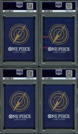 LOT (4) PSA 9 One Piece TCG EXCLUSIVE Asia Mini Tin Vol 2 Nami Promo Foil P-112 - Image 2