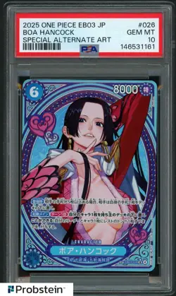 PSA 10 Boa Hancock EB03-026 SP SR Parallel ONE PIECE Card Heroines Edition 2025 - Image 1
