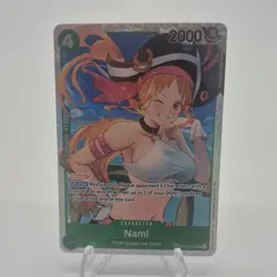 Bandai One Piece Nami OP14-031 Super Rare FILM Straw Hat Crew Blocker 2000 Power - Image 1
