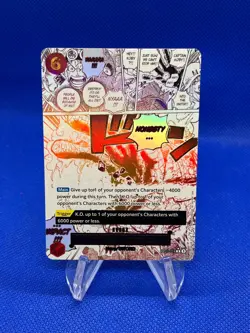 One Piece A Fist of Divine Speed Honesty Impact OP11-018 Manga Alternate Alt Art - Image 1