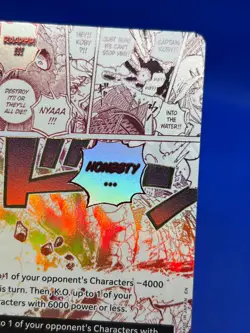 One Piece A Fist of Divine Speed Honesty Impact OP11-018 Manga Alternate Alt Art - Image 4