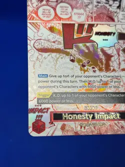 One Piece A Fist of Divine Speed Honesty Impact OP11-018 Manga Alternate Alt Art - Image 5