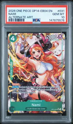 2026 One Piece OP14-EB04 Name Alternate Art #031 PSA 10 - Image 1
