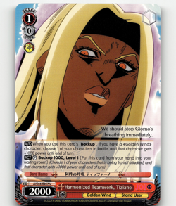Weiss Harmonized Teamwork, Tiziano - JoJo's Bizarre Adventure: Golden Wind - Image 1