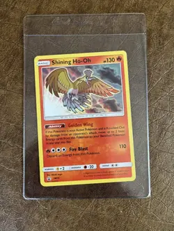 Shining Ho-Oh SM Black Star Promo Card Pokemon SM70 Holo MINT - Image 1
