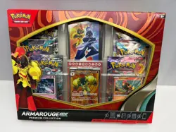 Pokemon Armarouge ex Premium Collection Box Sealed - 6 Booster Packs, Promo Card - Image 1