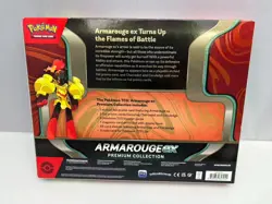 Pokemon Armarouge ex Premium Collection Box Sealed - 6 Booster Packs, Promo Card - Image 2
