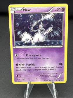 Pokemon Mew TCG Black Star Promos XY192 Holo Promo Card MP - Image 1