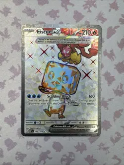 Eiscue ex - 210/197 - Pokemon Obsidian Flames Full Art Ultra Rare Card NM - Image 1