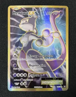 Pokemon Mewtwo EX Full Art Holo Ultra Rare Card 103/108 XY Evolutions - Image 1