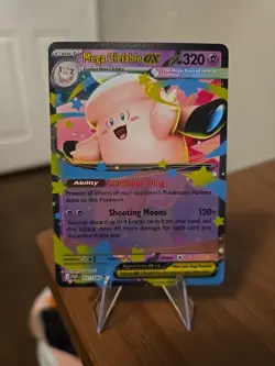 Pokemon TCG Mega Clefable EX 031/088 Holo Rare English Stage 1 Card - Image 1