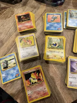 Vintage Pokemon Card Lot WOTC 1995,1996, 1998, ‘99 Bulk 150+ Cards Base Set Era - Image 1