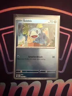 039/132 SOBBLE REVERSE HOLO MEGA EVOLUTION POKEMON CARD - Image 1
