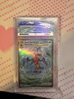 Pokemon Garchomp EX Card TCG Sv04: Paradox Rift Holo 245/182 Ace 10 - Image 1