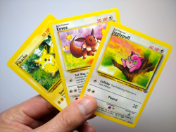Vintage Pokemon Jungle Set - Pikachu, Eevee, & Jigglypuff - Exact Cards! - Image 3
