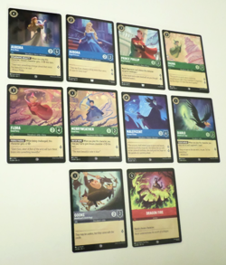 Disney Lorcana Theme - Sleeping Beauty - Lot of 10 cards Aurora, Maleficent - Image 2