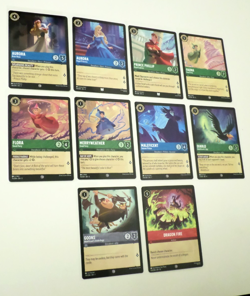 Disney Lorcana Theme - Sleeping Beauty - Lot of 10 cards Aurora, Maleficent - Image 3
