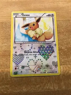 Pokemon Eevee Holo TCG Card RC14/RC25 Legendary Treasures Radiant Collection - Image 1