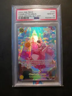 One Piece Card Game TCG OP06 Charlotte Linlin OP03-114 SP PSA 10 - Image 1