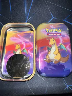 Pokemon TCG KANTO Power Dragonite Mini Tin EMPTY w coin and card 820650804137 - Image 1