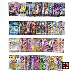 Pokemon Card Bulk Lot 100 V ex VMAX VSTAR NM-LP No Dupes Japanese US Stock 734 - Image 1