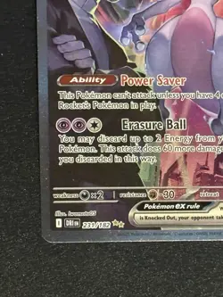 Team Rocket’s Mewtwo ex 231/182 SV10 Destined Rivals SIR Full Art Pokemon Card - Image 5