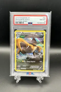 Pokemon TCG Dragonite Roaring Skies Reverse Holo Rare Card 52/108 - Image 1