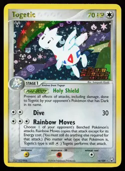 Togetic 14/109 Rare Reverse Holo Stamped Team Rocket Returns Pokemon Card - Image 1