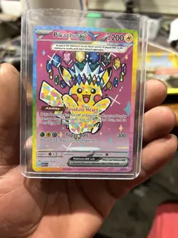 Pikachu Ex Ultra Rare Holo 277/217 ascending heroes Pokemon Card - Image 1